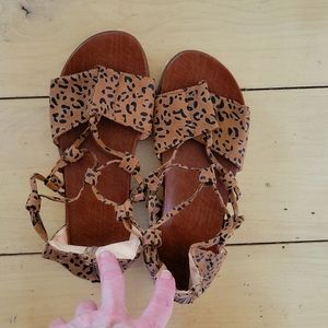 NWT Cheetah Sandals